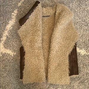 Faux fur vest